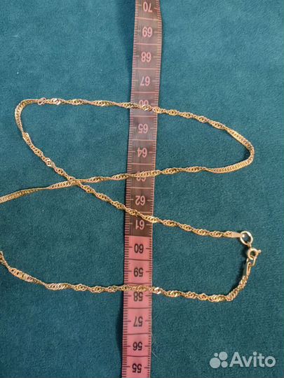 Золотая цепь женская 585 пробы