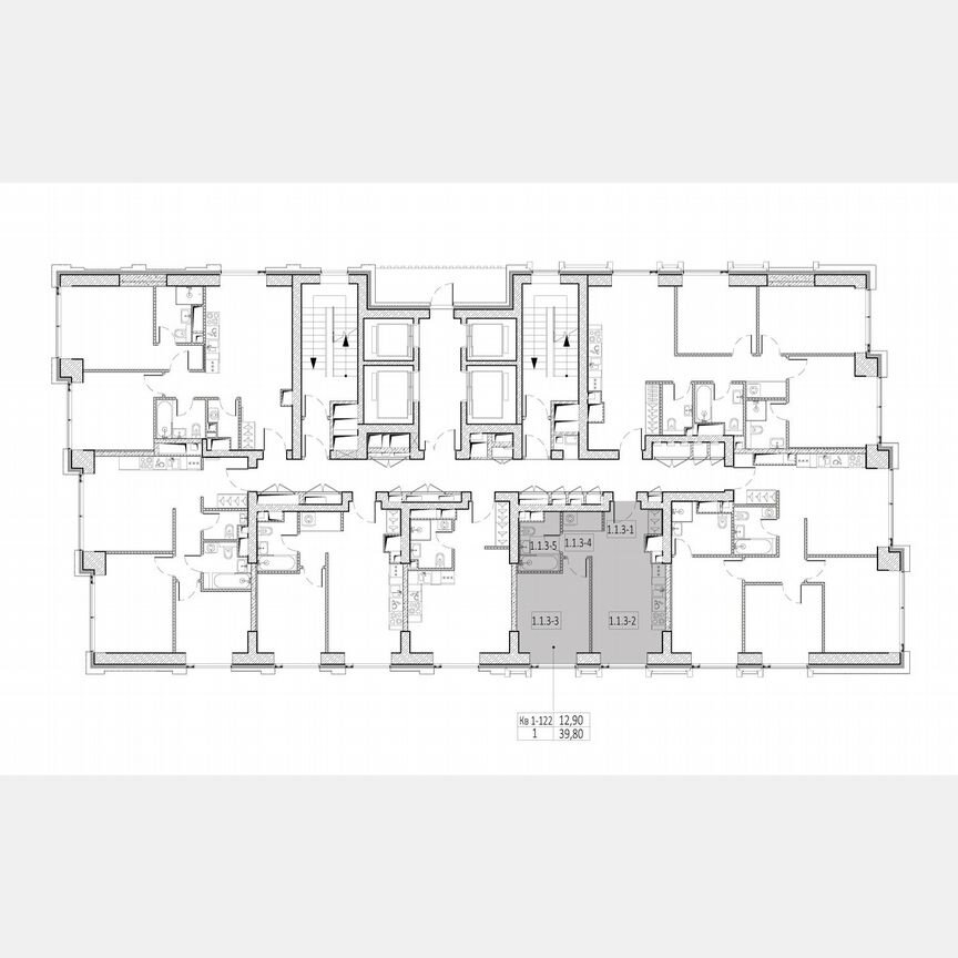 1-к. квартира, 40,2 м², 19/52 эт.