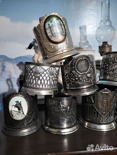 Подстаканники коллекционные,винтаж