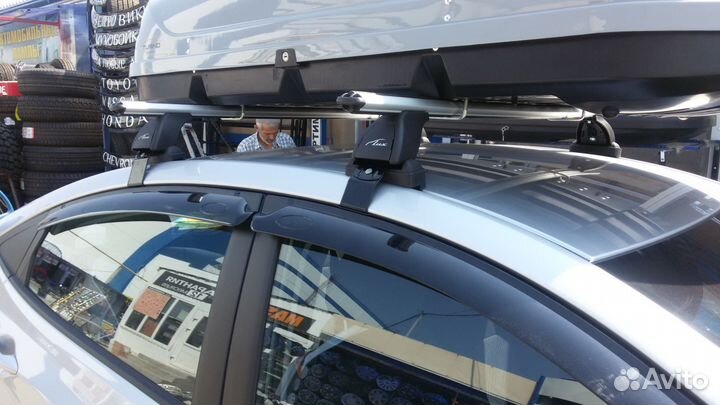 Багажный бокс Turino серый металлик 