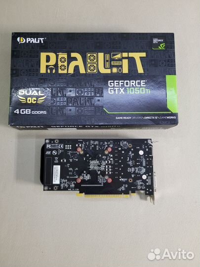 Видеокарта Palit GTX 1050ti Dual OC 4gb