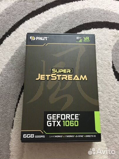 Видеокарта gtx 1060 6gb Palit jetstream