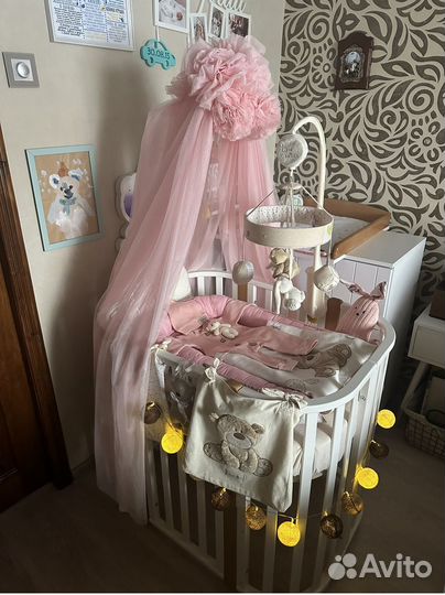 Балдахин с держателем на кроватку