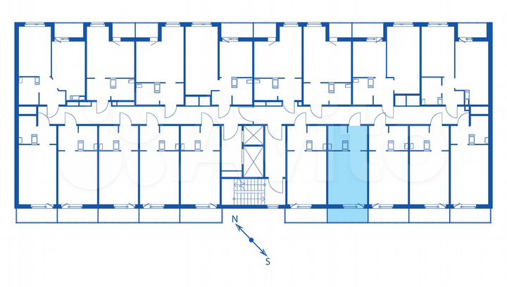 Квартира-студия, 24,4 м², 12/12 эт.