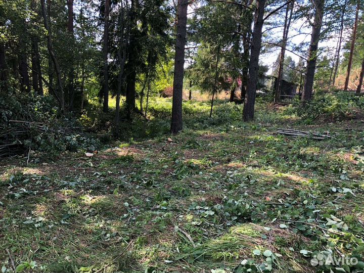 Расчистка уборка участка выкорчевка спил