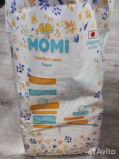 Подгузники Momi Comfort care S (3-6 кг)