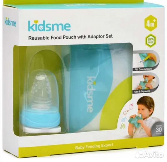 Kidsme Пауч контейнеры для хранения и кормления