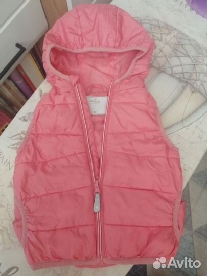 Тёплые вещи пакетом для девочки 80