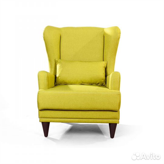 Кресло Juliet рогожка зеленый