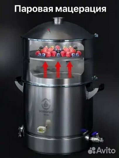 Увеличитель куба 20 л со шкалой и зиговкой