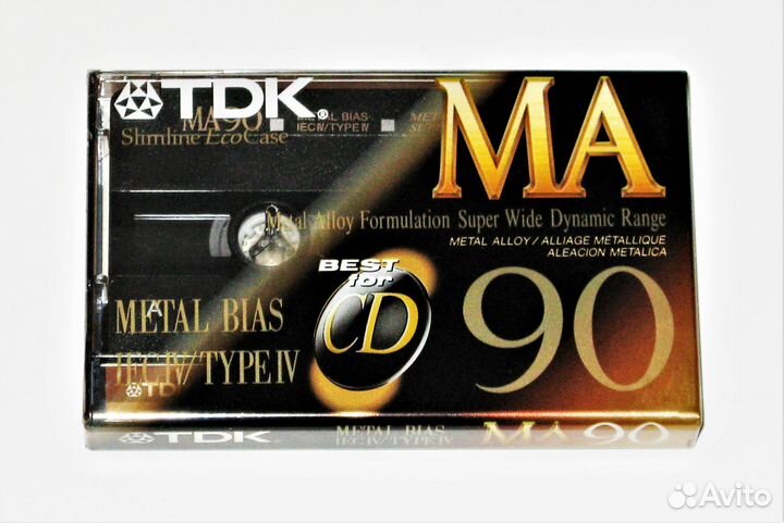 Запечатанные кассеты TDK MA 110 Metal Alloy