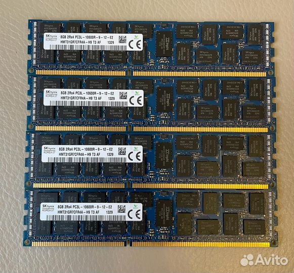 Серверная память 8gb DDR3 ECC REG (б/у)