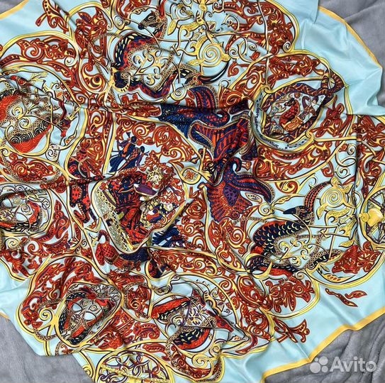 Шелковый платок hermes