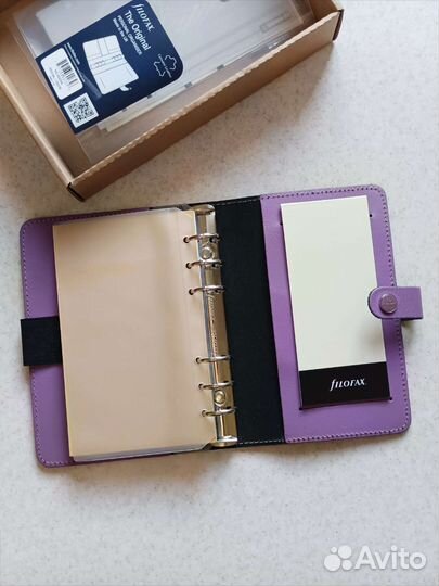 Кожаный ежедневник на кольцах Filofax