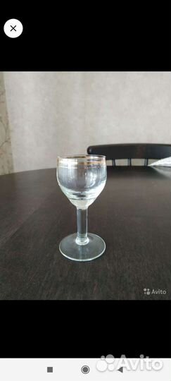 Рюмки фужеры СССР цветное зеленые карамель