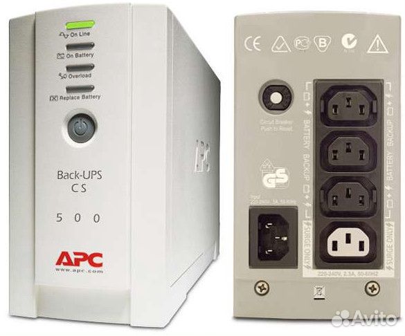 Ибп APC Back-UPS CS 500