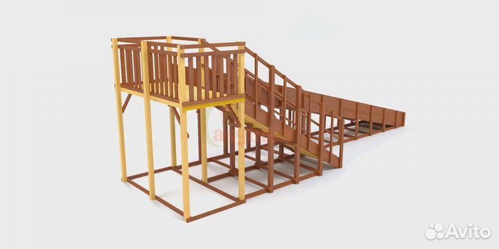 Зимняя горка Савушка Зима 8