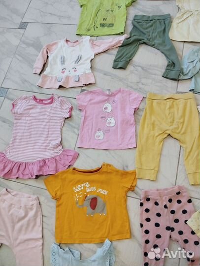 Одежда для девочки и мальчика от года до двух