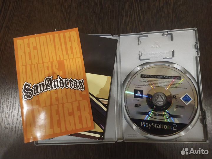 Лицензия Grand Theft Auto San-Andreas для ps2