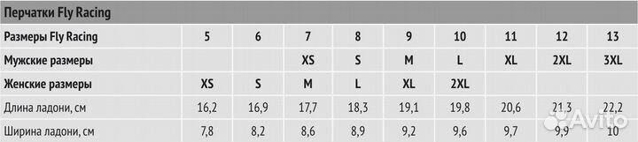 Мотоперчатки FLY racing PRO lite 2XL