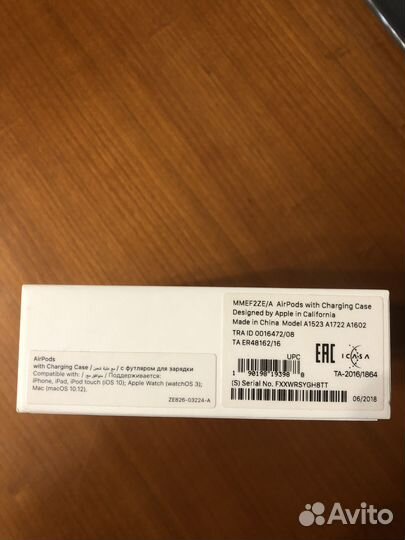 Наушники airPods