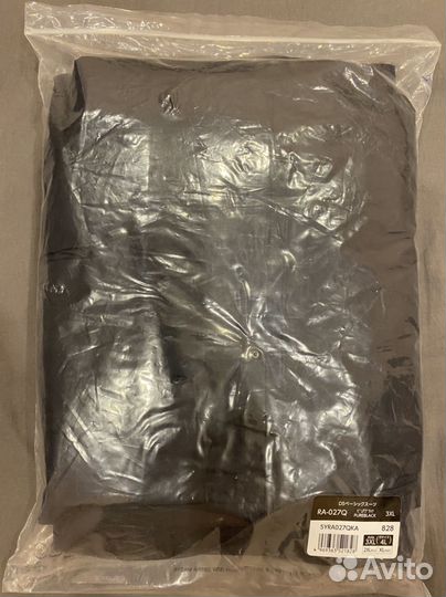 Костюм дождевой Shimano RA-027Q BK 3XL
