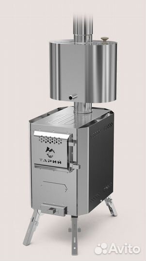 Мобильная (походная) печь для бани и палатки