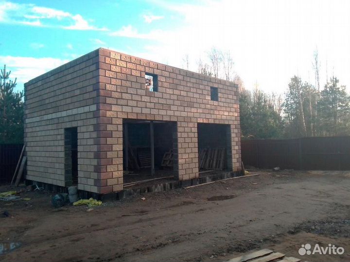 Арболитовые блоки с облицовкой