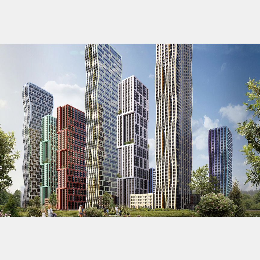 2-к. квартира, 60,7 м², 43/69 эт.