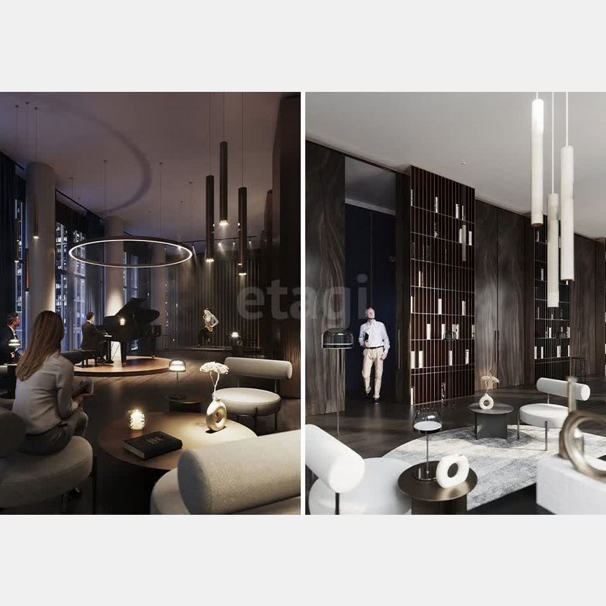 1-к. апартаменты, 41,7 м², 3/55 эт.