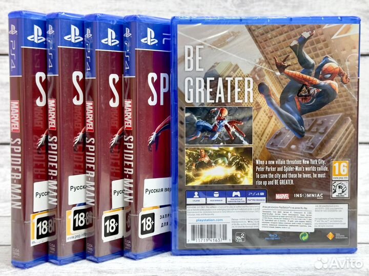 Marvel Человек Паук Spider-Man 2018 (PS4) NEW