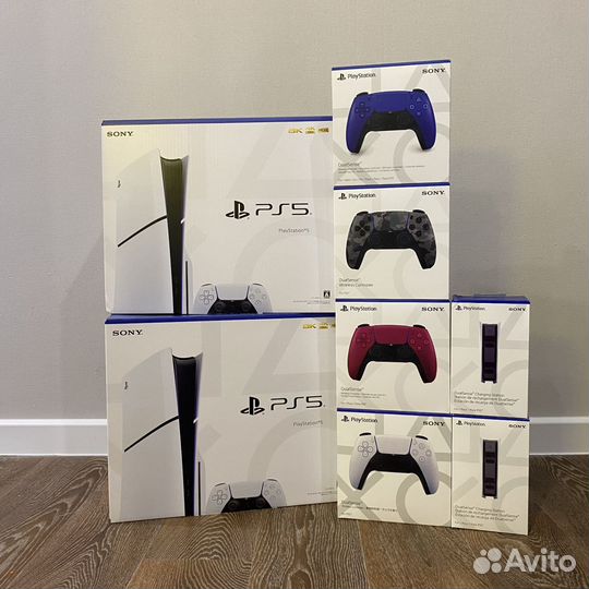 Новая Sony PS5 Slim CFI-2000A 3 ревизия + 700 игр