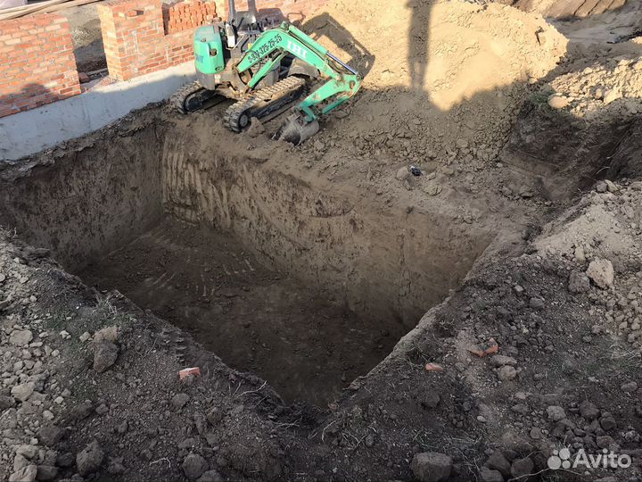 Услуги мини экскаватора