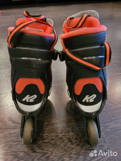 Роликовые коньки к2 детские 32-37