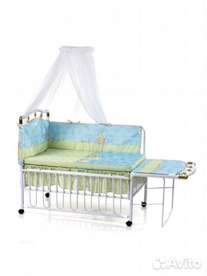 Детская кровать- трансформер металлическая