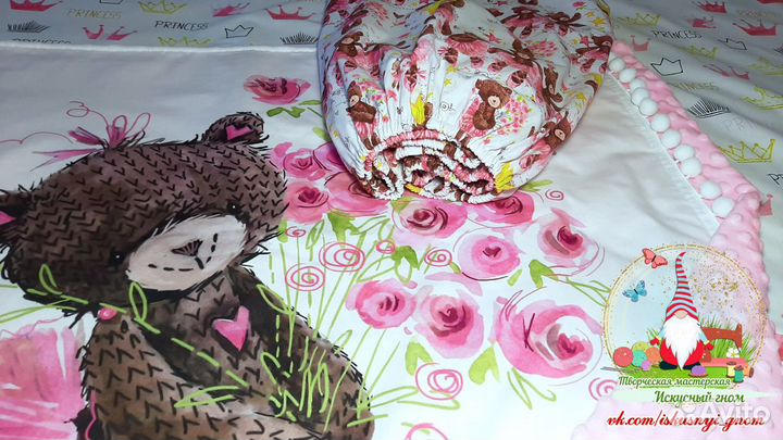 Комплект постельного белья в детскую кроватку