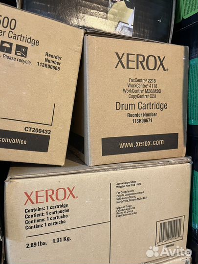 Картриджы lexmark, Xerox
