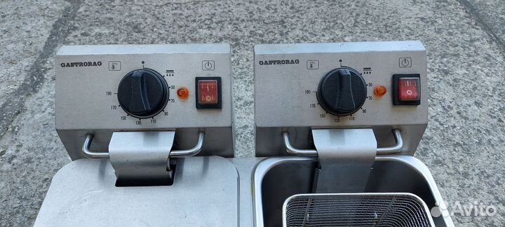 Фритюрница двойная профессиональная