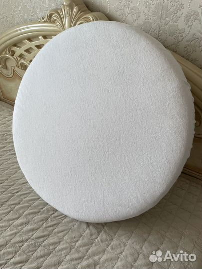 Матрас круглый(+ наматрасник, простынь)