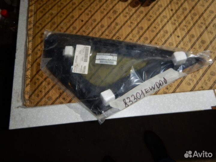 Стекло глухое левое Nissan Almera G15