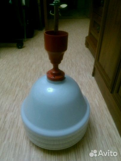 Ретро люстра с плафоном