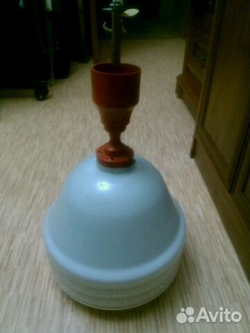 Ретро люстра с плафоном