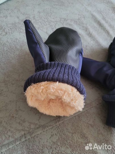 Варежки краги детские 2 пары