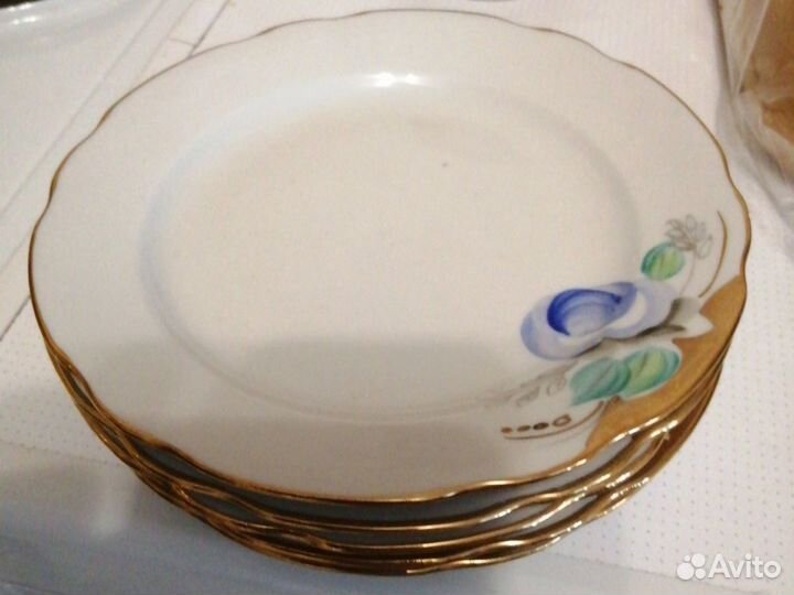 Десертные блюдца СССР 1988год, 5 штук