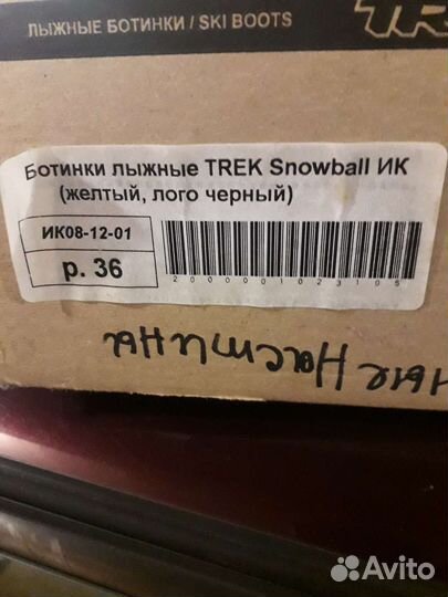 Лыжные ботинки