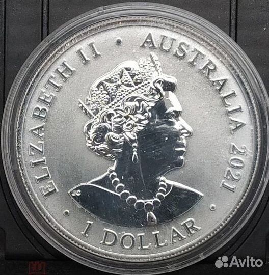 1 доллар 2021 Австралия Королева Елизавета II