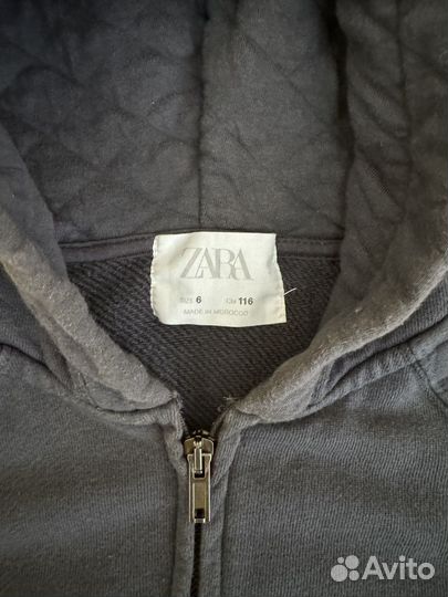 Худи, толстовка на молнии детская zara