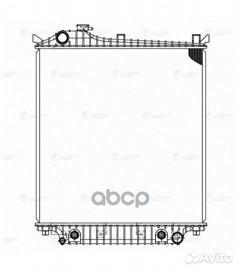 Радиатор ford explorer 4.0/4.6i 06- LRC 1085 luzar
