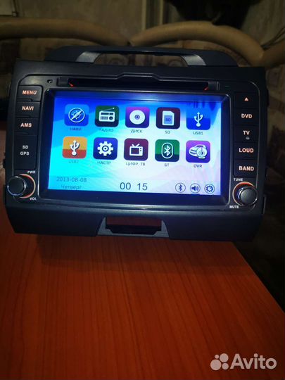 Магнитола Kia sportage 3 штатная