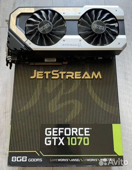 Видеокарта Palit GTX 1070 Jetstream 8gb